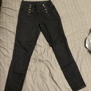 Forever 21 Pinup high waisted sailor jeans.